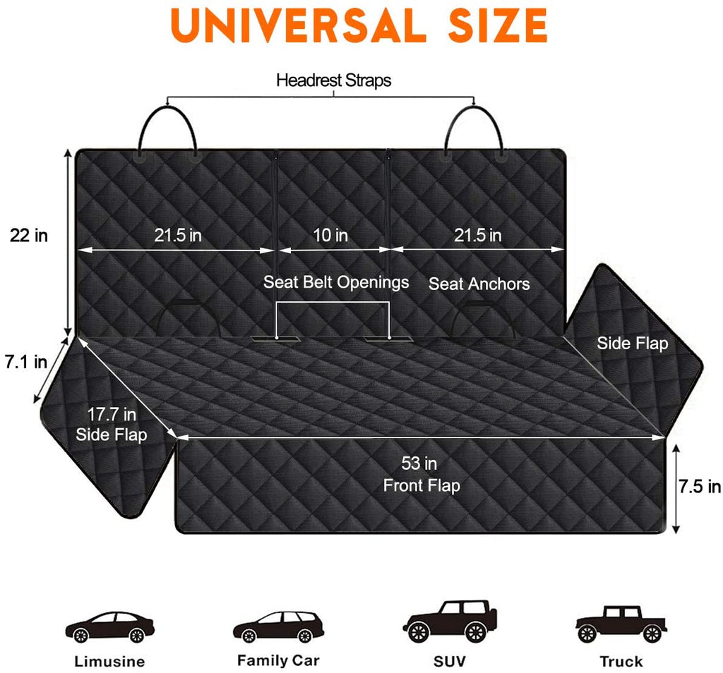 Premium Waterproof Dog Car Hammock