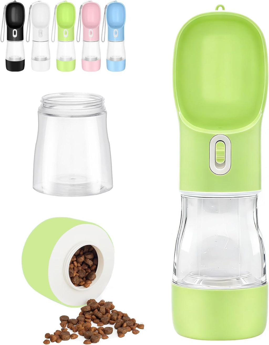 Dishwasher-Safe 2-in-1 Portable Dog Travel Bottle