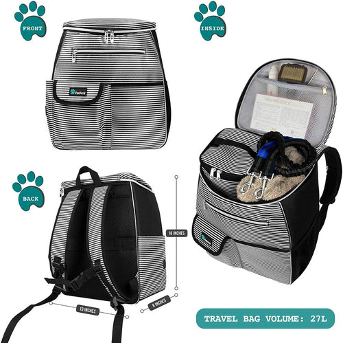 SafePaws Airline-Approved Dog Travel Backpack