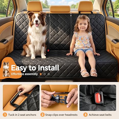 Premium Waterproof Dog Car Hammock