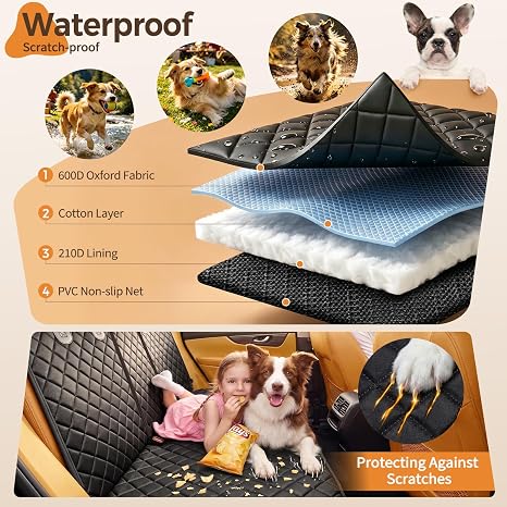 Premium Waterproof Dog Car Hammock